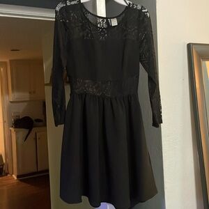 Black lace H&M dress
